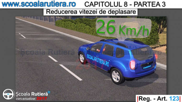 se reduce viteza pe drumurile cu denivelari