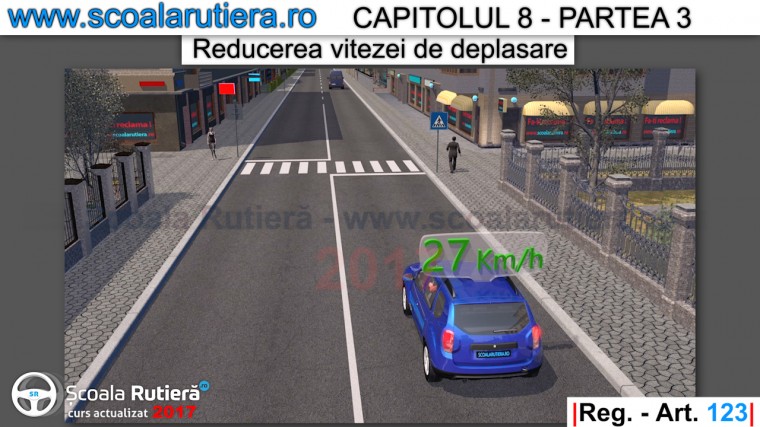 se reduce viteza la trecerile pentru pietoni